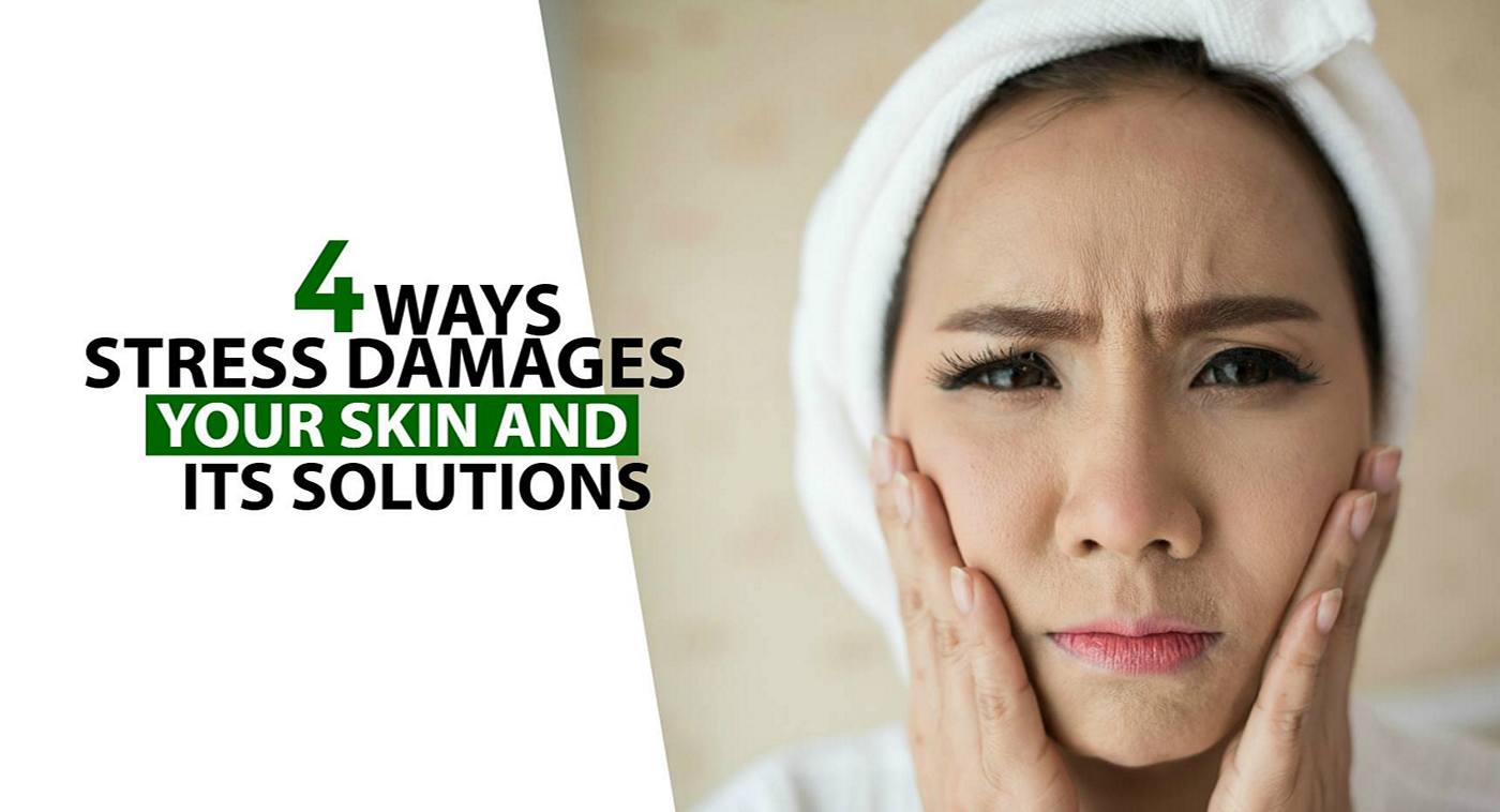 concerned woman touching her face looking stressed