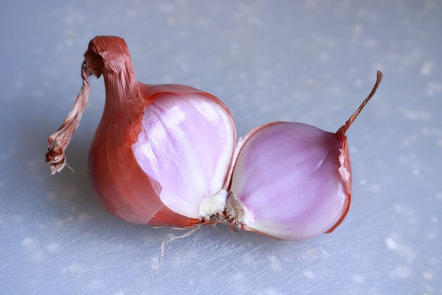 onions laying on a table