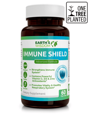 Earth's Wisdom Immune Booster: Natural and Non-GMO 11-in-1 Formula